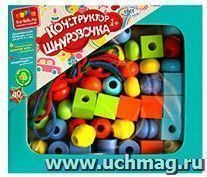 Конструктор "Шнуровочка", 40 деталей