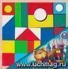 Конструктор деревянный окрашенный 