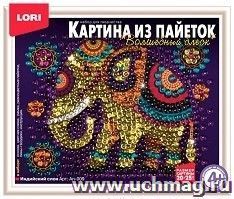 Картина из пайеток "Индийский слон"