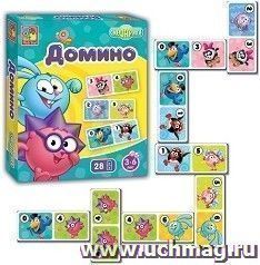 Настольная игра "Домино". Смешарики