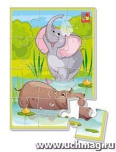 Мягкие пазлы "Банный день"