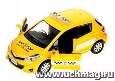 Коллекционная игровая модель "Toyota Yaris Russian Taxi", микс