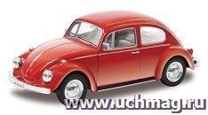Коллекционная игровая модель "Volkswagen Beetle 1967", металлик, микс