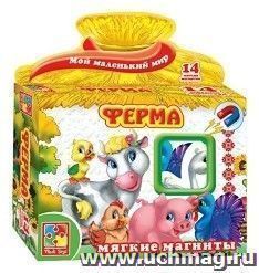Развивающая игра на магнитах "Ферма"