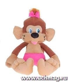 Игрушка мягкая "Мартышка коричневая"