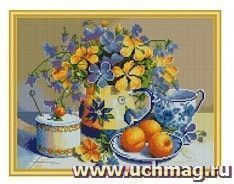 Алмазная мозаика "Натюрморт с абрикосами"