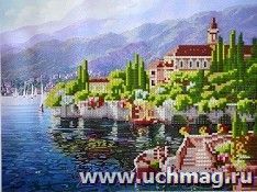Алмазная мозаика "Город у воды"