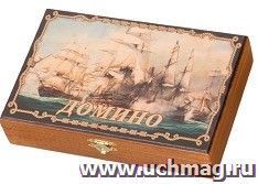 Домино в шкатулке "Морское сражение"