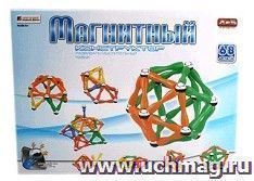 Конструктор магнитный, 68 деталей