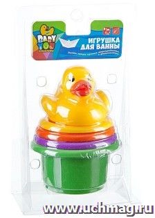 Игровой набор для купания "Пирамидка с уточкой"