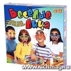 Игра настольная "Веселые лица"