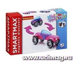 Конструктор магнитный "SmartMax. Розовый и Фиолетовый"