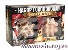 Головоломка деревянная "Романовы", 2 шт.