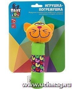 Игрушка мягкая развивающая "Кот"