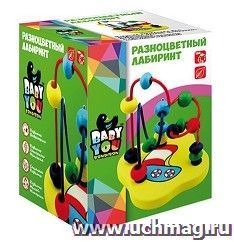 Игрушка развивающая Bondibon "Разноцветный лабиринт"