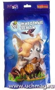 Набор животных фермы Bondibon "Ребятам о зверятах", 6 шт.