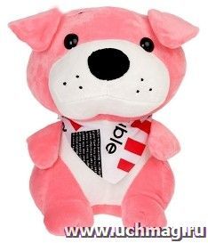 Игрушка мягкая "Собака с косынкой", 28 см.