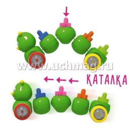 Каталка-сортер "Гусеничка" — интернет-магазин УчМаг