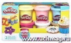 Набор "Play-Doh", 6 баночек с конфетти