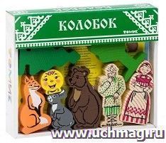 Конструктор деревянный "Сказки". Колобок, 18 деталей