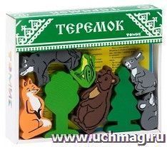 Конструктор деревянный "Сказки". Теремок, 17 деталей