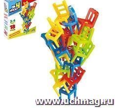 Игра настольная на равновесие "На 4 ногах", 18 стульев