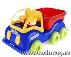 Игрушка "Машинка грузовик. Силач, 3 оси, 33 см.