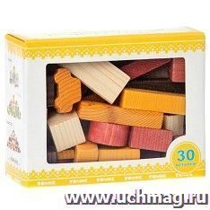 Конструктор деревянный "Краски дня". День, 30 деталей