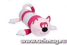 Игрушка мягкая "Кот-Батон" розовый, 56см