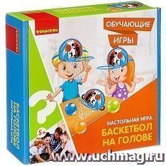 Обучающая настольная игра Bondibon «БАСКЕТБОЛ НА ГОЛОВЕ»