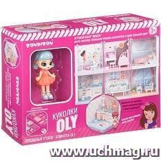 Игровой набор Bondibon "Мебель: столовая и куколка Oly"