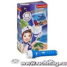 Диапроектор-фонарик Bondibon, 3 диска со слайдами (животные)