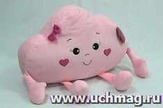 Игрушка мягкая "Тучка" розовая, 54см