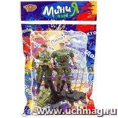 Набор игровой с 2 солдатиками и собакой "МиниМаниЯ"