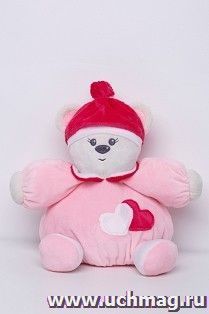 Игрушка "Мишка-погремушка", розовый