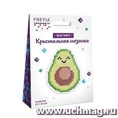 Мозаика алмазная "Магнит Авокадо", 6,5*8,5 см