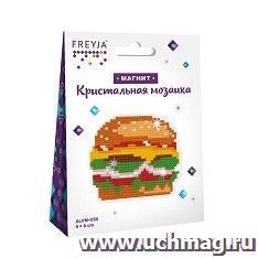 Мозаика алмазная "Магнит Бургер", 8*9 см