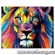 Картина  по номерам "Лев", 40*50 см
