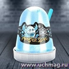Слайм Monsters Slime "Цветной Лед", голубой