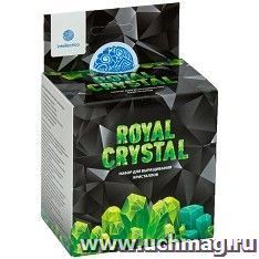Научно - познавательный набор для проведения опытов "Royal Crystal", зеленый