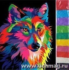 Набор для детского творчества "Песочная Фантазия. Волк"