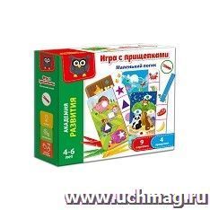 Игра с прищепками "Маленький логик", 4-6 лет