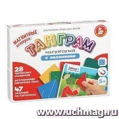 Игра развивающая "Танграм магнитный с заданиями"