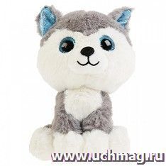 Игрушка мягкая "Щенок хаски", 15 см