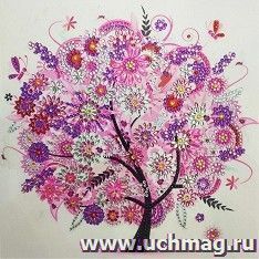 Мозаика алмазная "Дерево богатства. Осень", 30*30 см