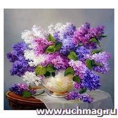 Мозаика алмазная "Сирень", 30*30 см