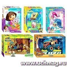 Пазлы "Мультики Nickelodeon", 54 элемента