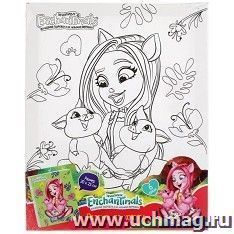 Холст для росписи "Энчантималс", 20*25 см