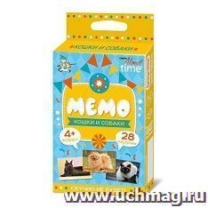 Игра настольная "МЕМО. Кошки и собаки"